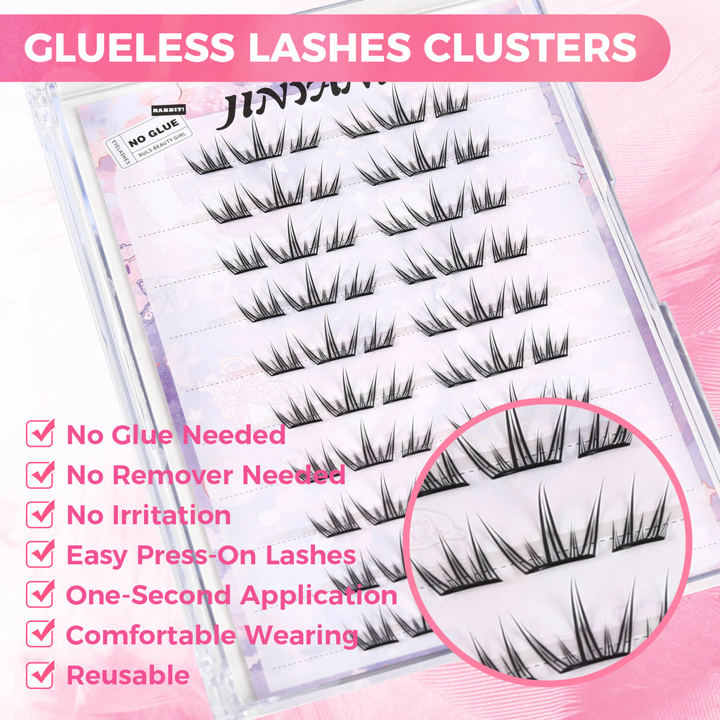 JINYANHUA Self-Stick Lashes - Summer Blue Tears