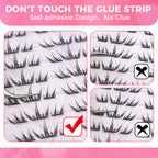 JINYANHUA Self-Stick Lashes - Summer Blue Tears