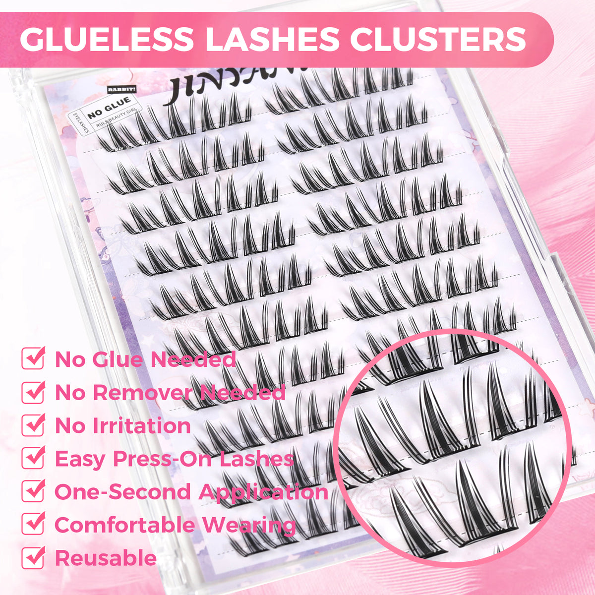 JINYANHUA Self-Stick Lashes - Sunflower
