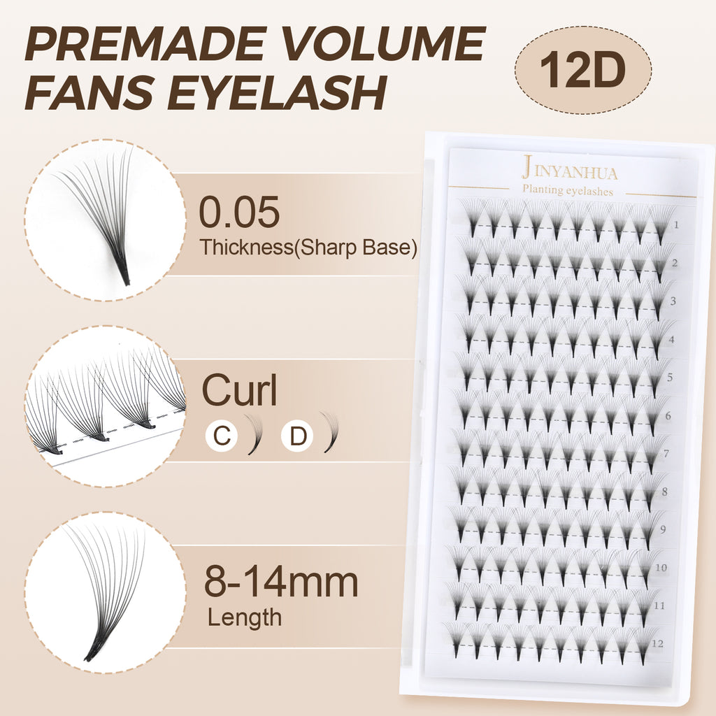 JINYANHUA 12D 0.05mm  tip trimming