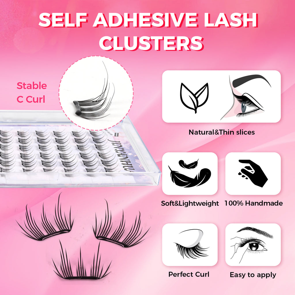 JINYANHUA Self-Stick Lashes - Kitty Lash