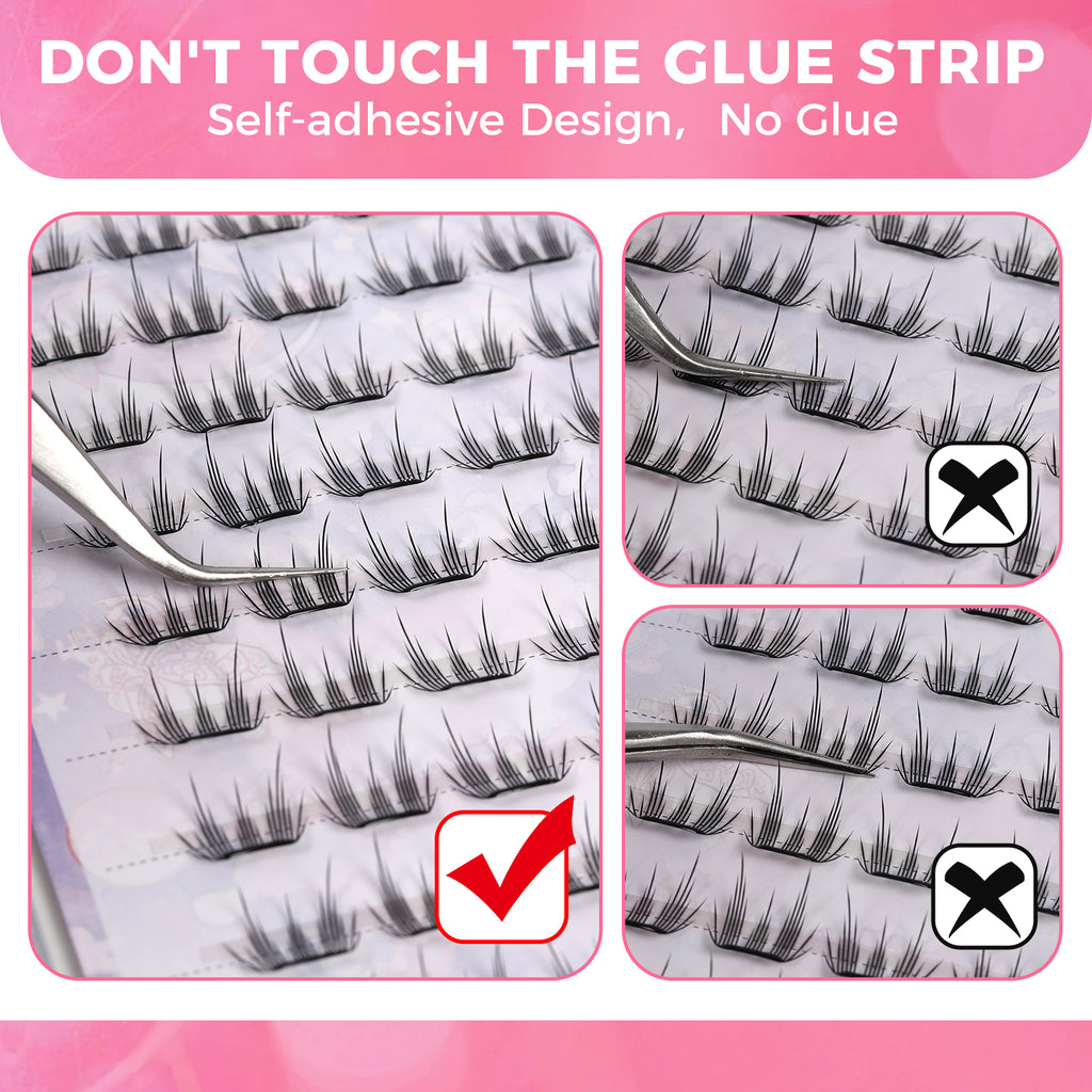 JINYANHUA Self-Stick Lashes - Kitty Lash