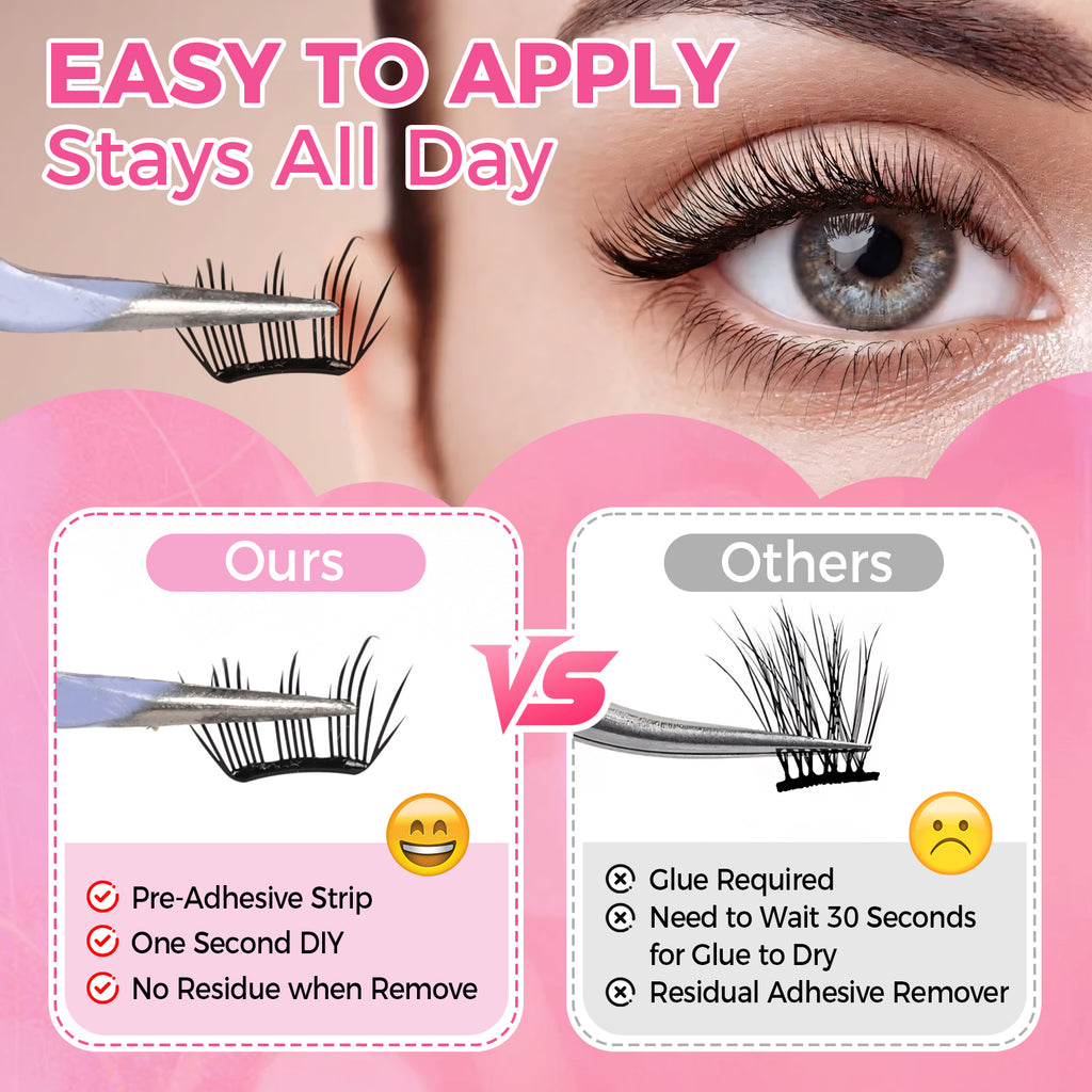 JINYANHUA Self-Stick Lashes - Kitty Lash