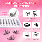 JINYANHUA Self-Stick Lashes - Camellia