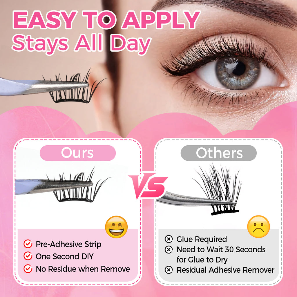 JINYANHUA Self-Stick Lashes - Camellia