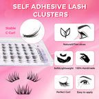 JINYANHUA Self-Stick Lashes - Velvet Lash