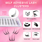 JINYANHUA Self-Stick Lashes - Girl Group 1.0