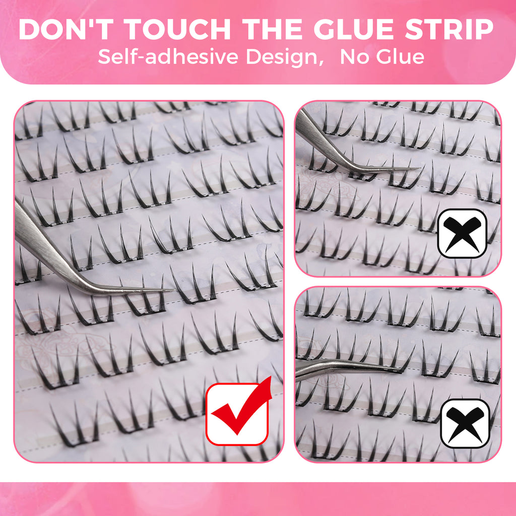 JINYANHUA Self-Stick Lashes - Girl Group 1.0