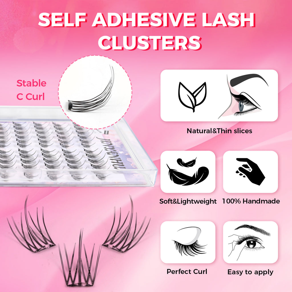 JINYANHUA Self-Stick Lashes - Natural Sunflower