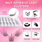 JINYANHUA Self-Stick Lashes - Natural Sunflower