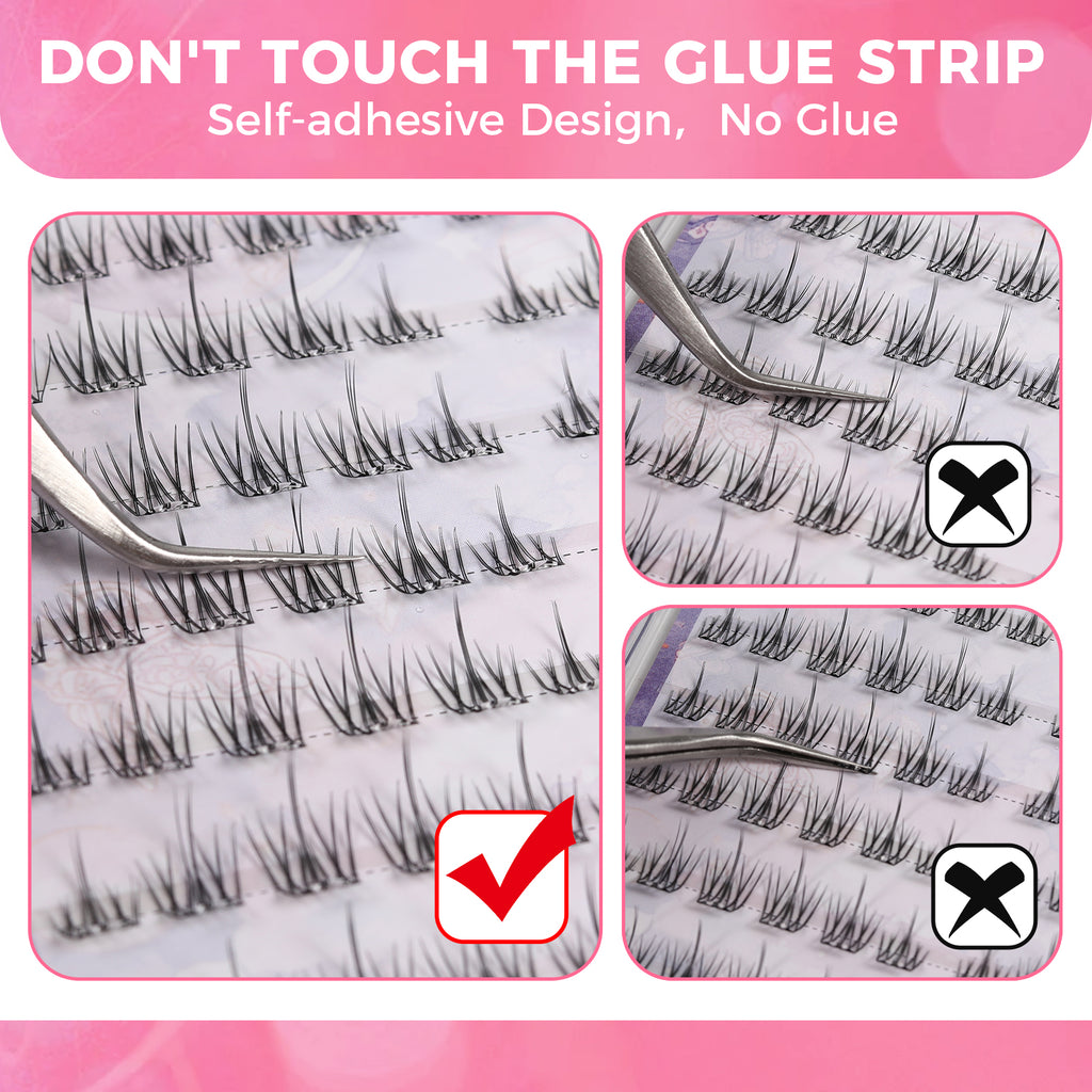 JINYANHUA Self-Stick Lashes - Natural Sunflower