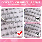 JINYANHUA Self-Stick Lashes - Natural Sunflower