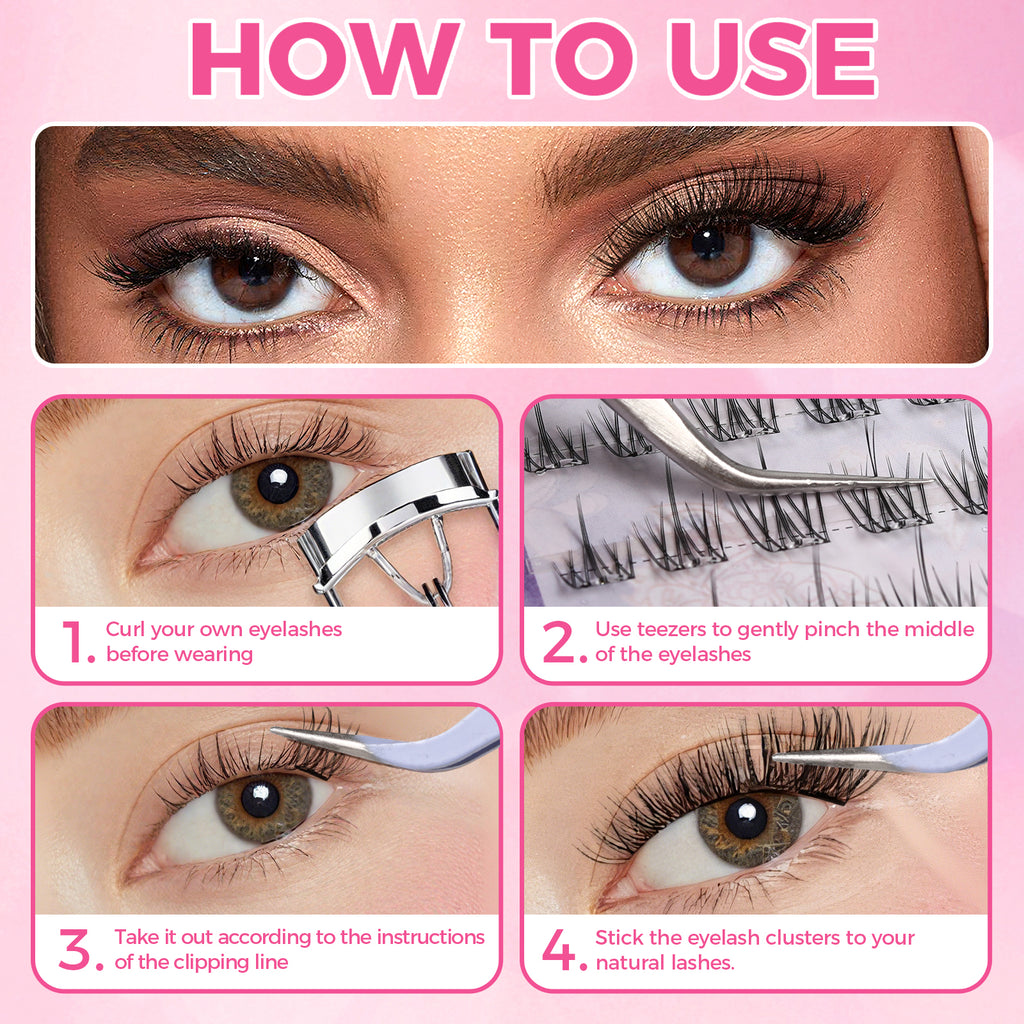 JINYANHUA Self-Stick Lashes - Natural Sunflower