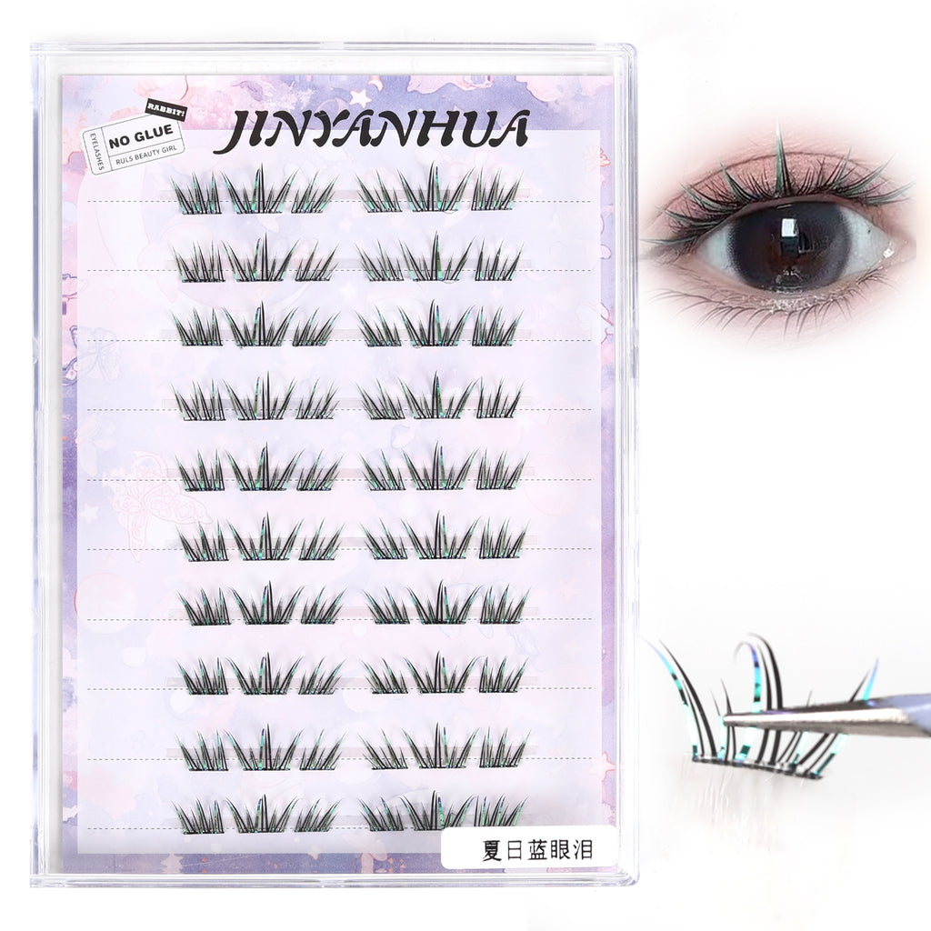 JINYANHUA Self-Stick Lashes - Summer Blue Tears 2