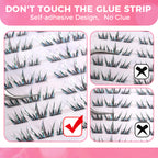 JINYANHUA Self-Stick Lashes - Summer Blue Tears 2