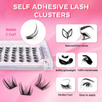 JINYANHUA Self-Stick Lashes - Big Baby