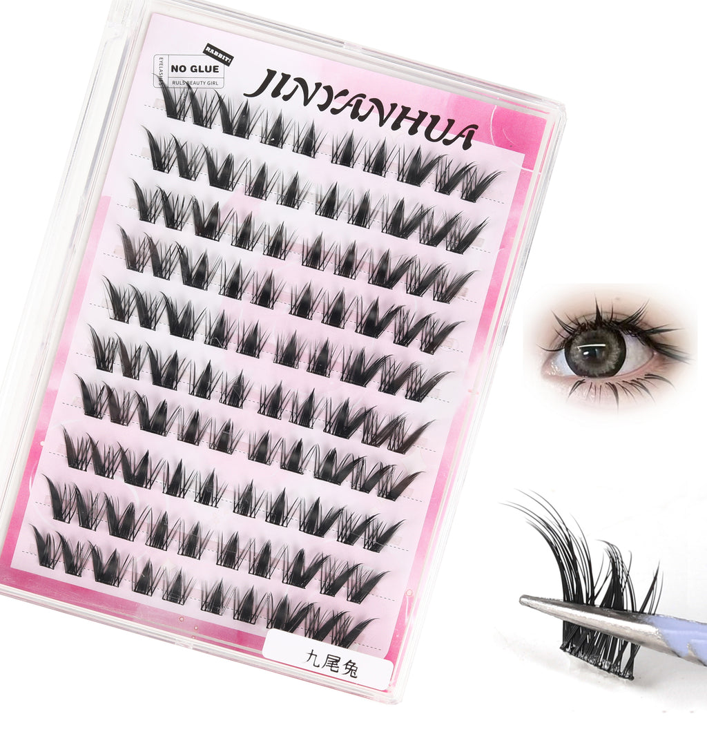 JINYANHUA Self-Stick Lashes - Nine-Tail Rabbit