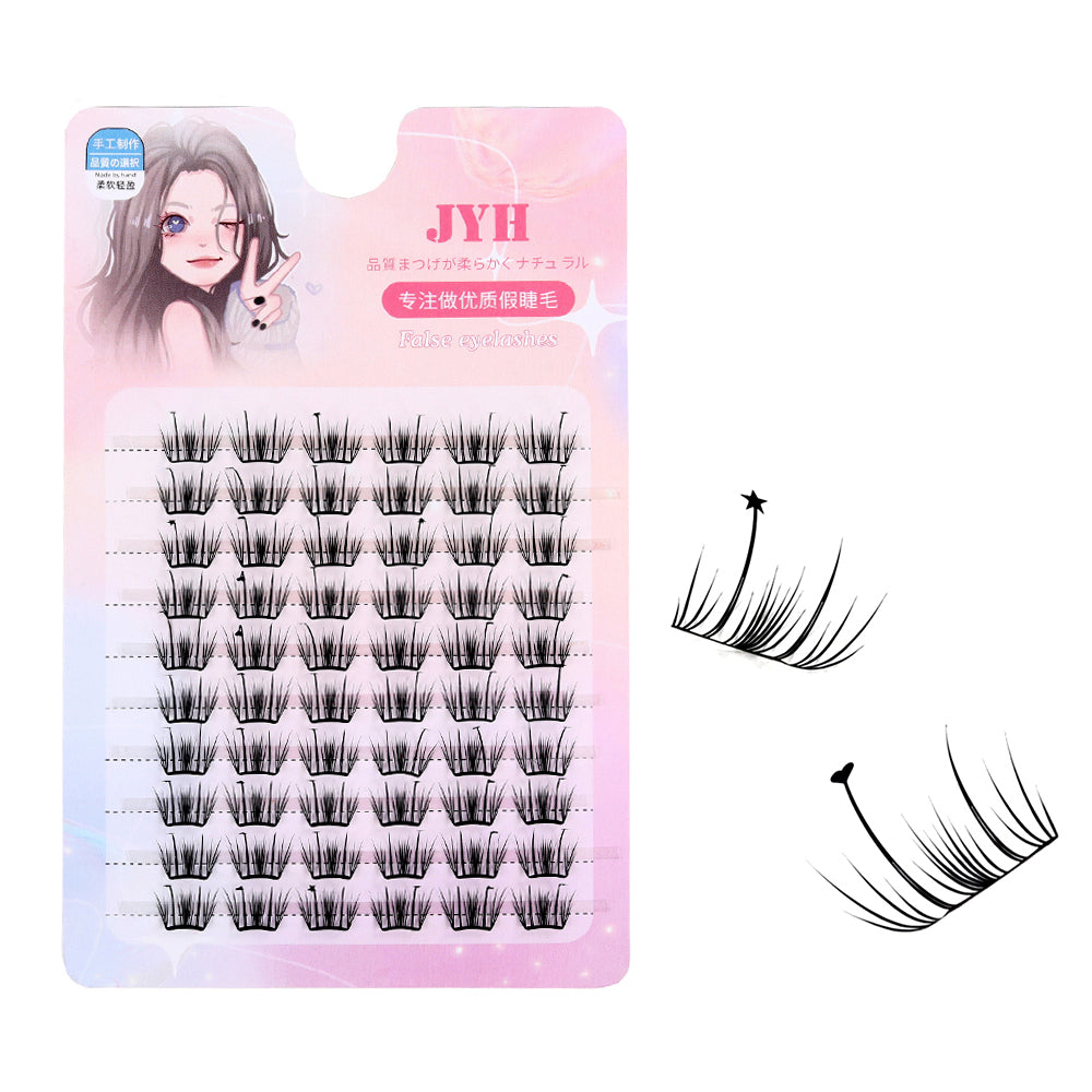 JINYANHUA Pink Laser Card-Cloud Heart Star