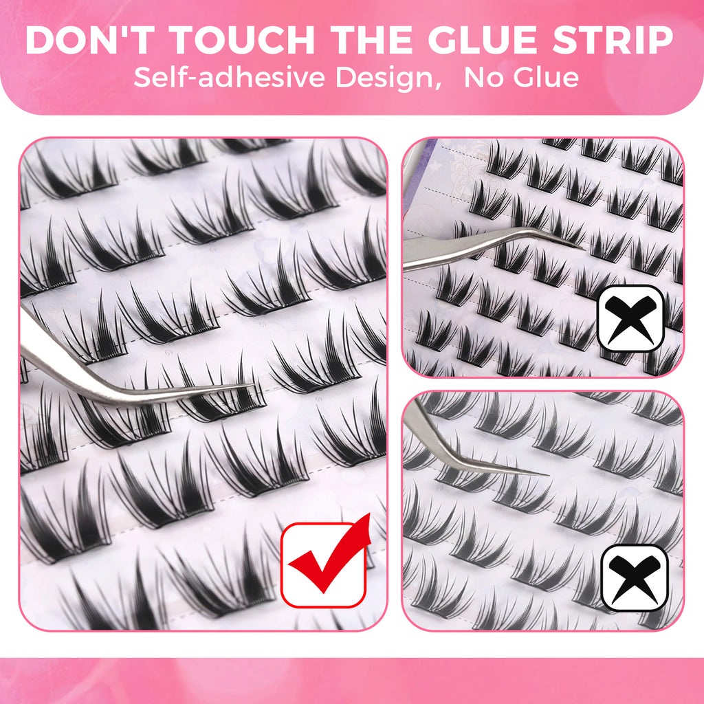 JINYANHUA Self-Adhesive Eyelashes - Big Baby