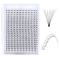 JINYANHUA 8-15mm Mixed Long & Short Stalks 0.07mm 8D Flat Tip Large Capacity
