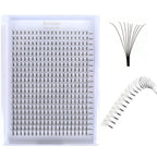 JINYANHUA 8-15mm Mixed Long Stems 0.07mm 9D Large Capacity