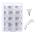 JINYANHUA 8-15mm Mixed Long & Short Stalks 0.07mm 7D Flat Tip Large Capacity