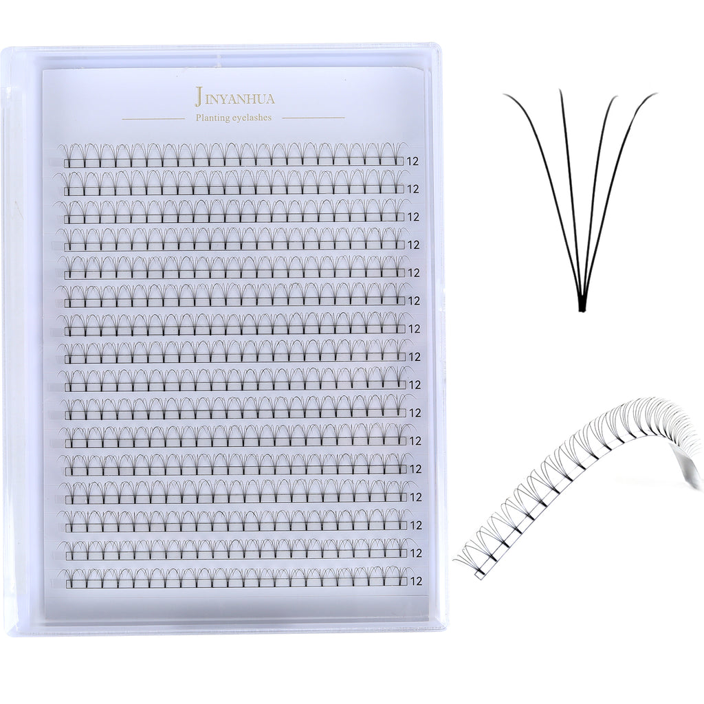 JINYANHUA 4D Single Long 0.07mm Thick Short Stems Large Capacity