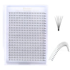 JINYANHUA 8-15mm Mixed Long & Short Stalks 0.07mm 5D Flat Tip Large Capacity