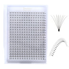 JINYANHUA 8-15mm Mixed Long & Short Stalks 0.07mm 10D Flat Tip Large Capacity