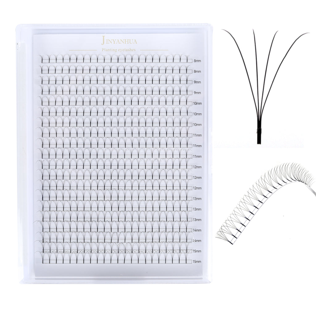 JINYANHUA 8-15mm Mixed Long Stems 0.07mm 4D Large Capacity