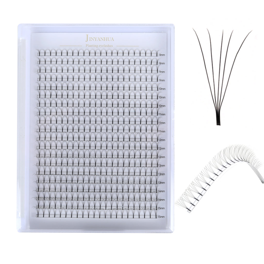 JINYANHUA 8-15mm Mixed Long Stems 0.07mm 5D Large Capacity