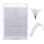 JINYANHUA 8-15mm Mixed Long & Short Stalks 0.07mm 9D Flat Tip Large Capacity