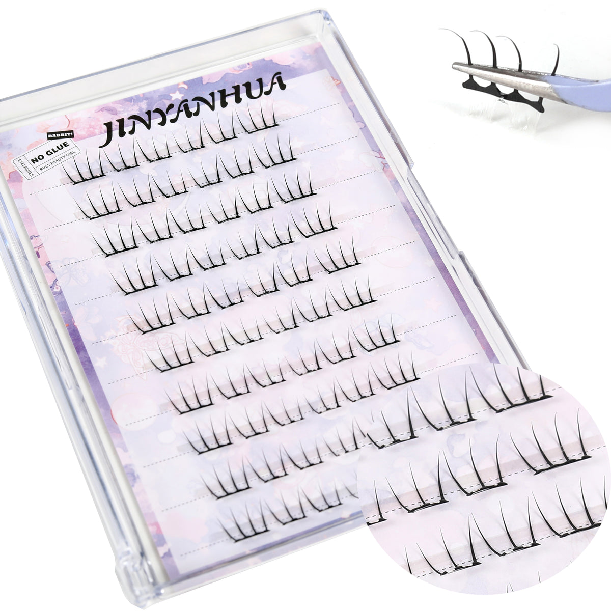JINYANHUA Self-Stick Lashes - Girl Group 2.0