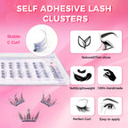 JINYANHUA Self-Stick Lashes - Summer Blue Tears 3