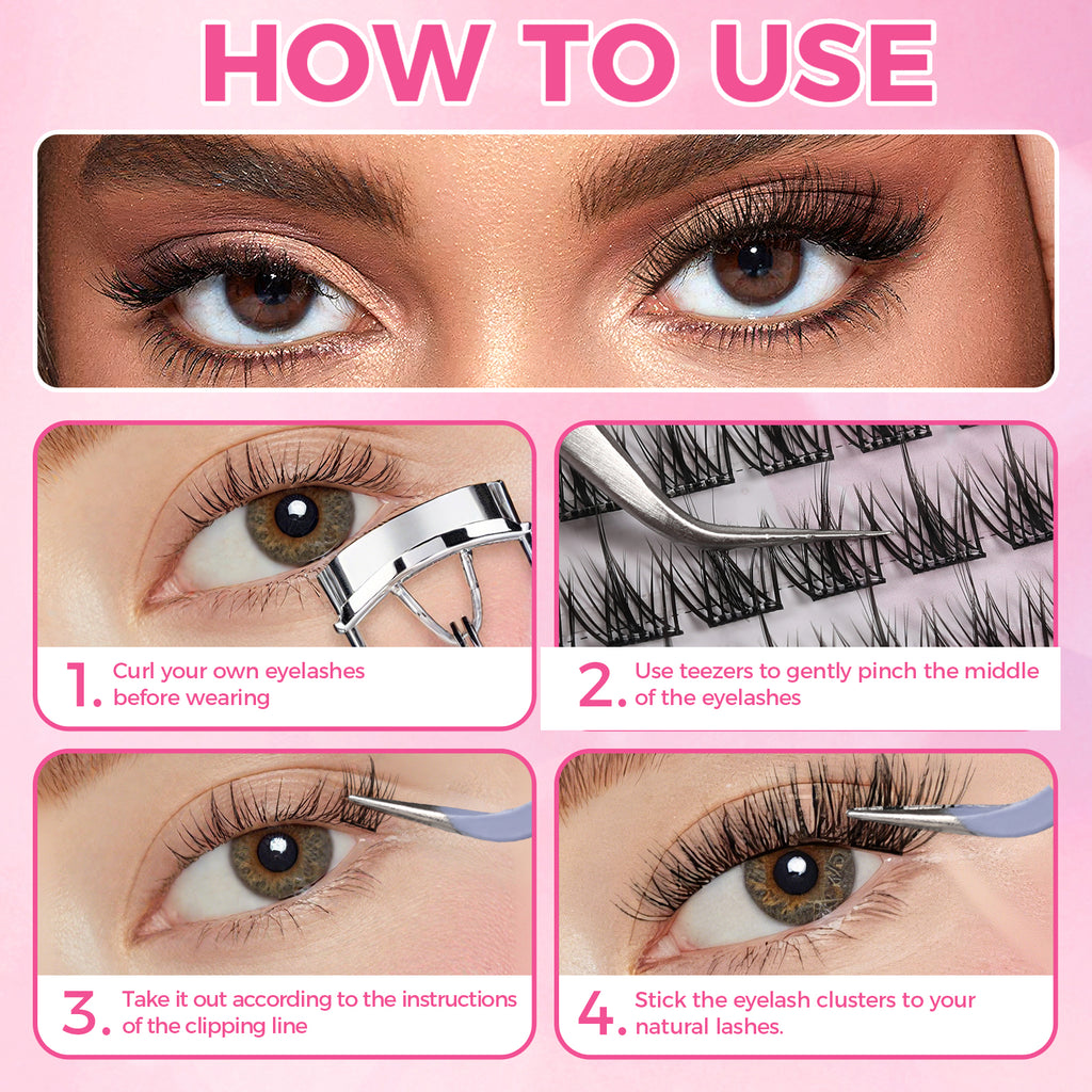JINYANHUA Self-Stick Lashes - Trilogy