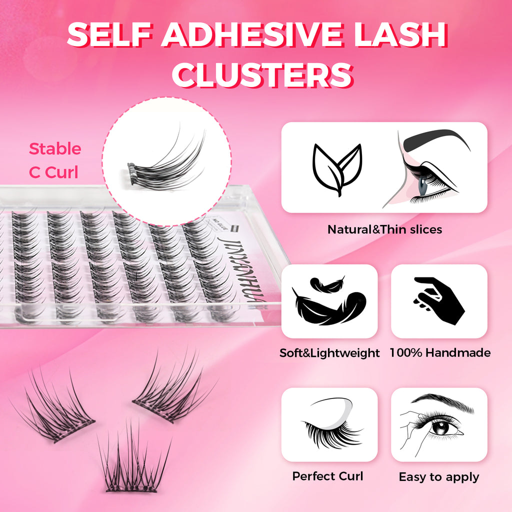 JINYANHUA Self-Stick Lashes - Mermaid Fishtail