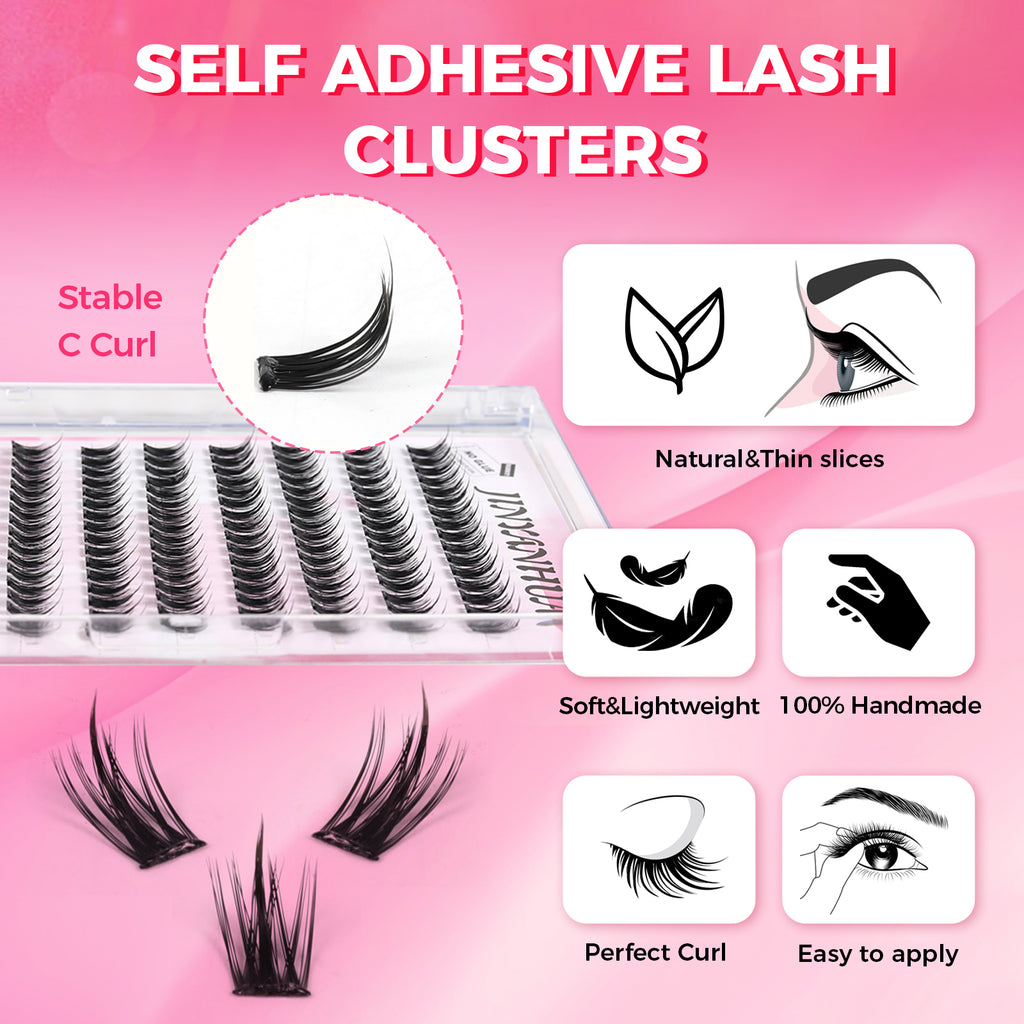 JINYANHUA Self-Stick Lashes - Wheat Ear