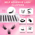 JINYANHUA Self-Stick Lashes - Wheat Ear
