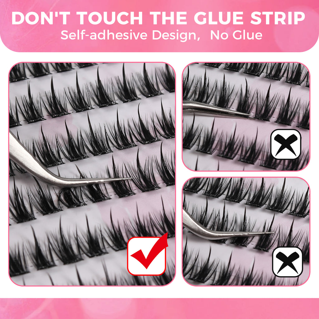 JINYANHUA Self-Stick Lashes - Wheat Ear