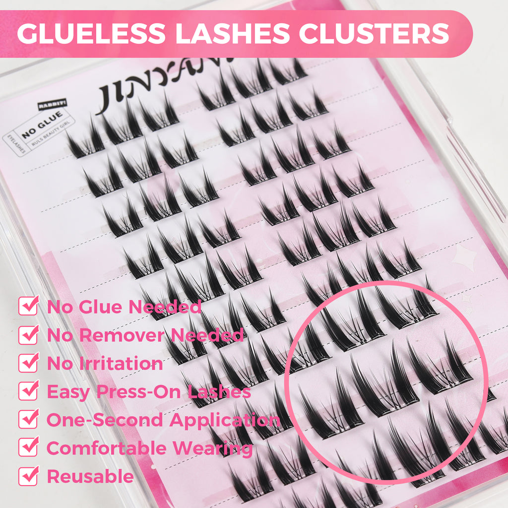 JINYANHUA Self-Stick Lashes - Dense Cat