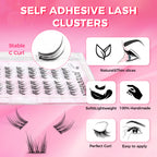 JINYANHUA Self-Stick Lashes - Cat Spirit