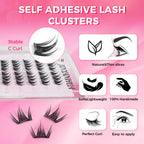JINYANHUA Self-Stick Lashes - Sweet Little Cat