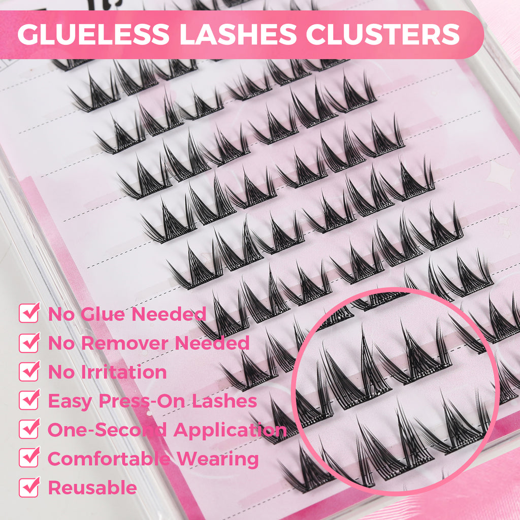 JINYANHUA Self-Stick Lashes - Sweet Little Cat