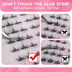 JINYANHUA Self-Stick Lashes - Ice Mountain Flower Sea