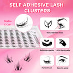 JINYANHUA Self-Stick Lashes - Cloud