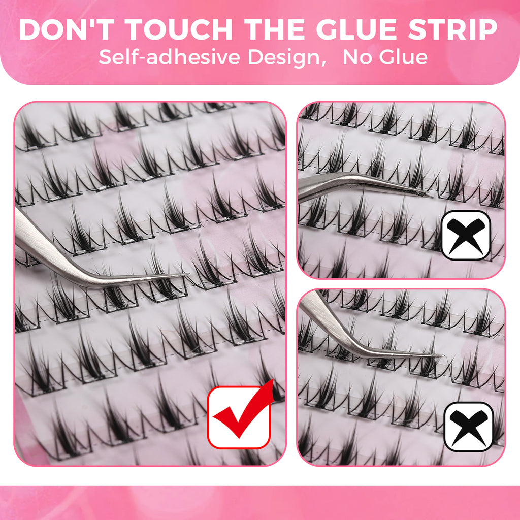 JINYANHUA Self-Stick Lashes - Cloud