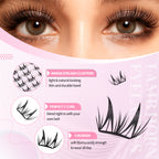 JINYANHUA Pink Laser Card-Little Deer Eyelashes