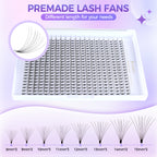 JINYANHUA 8-15mm Mixed Long & Short Stalks 0.07mm 10D Flat Tip Large Capacity