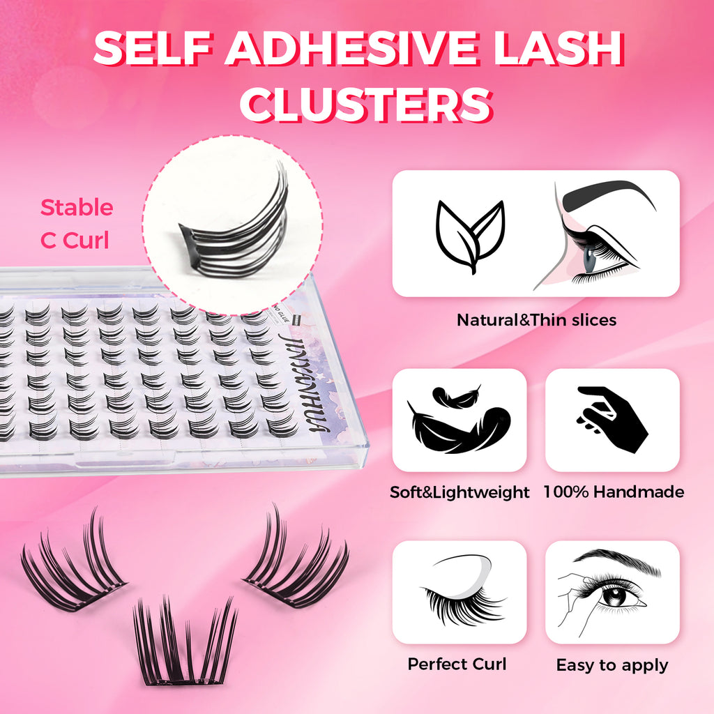JINYANHUA Self-Adhesive Eyelashes - Wind Chime