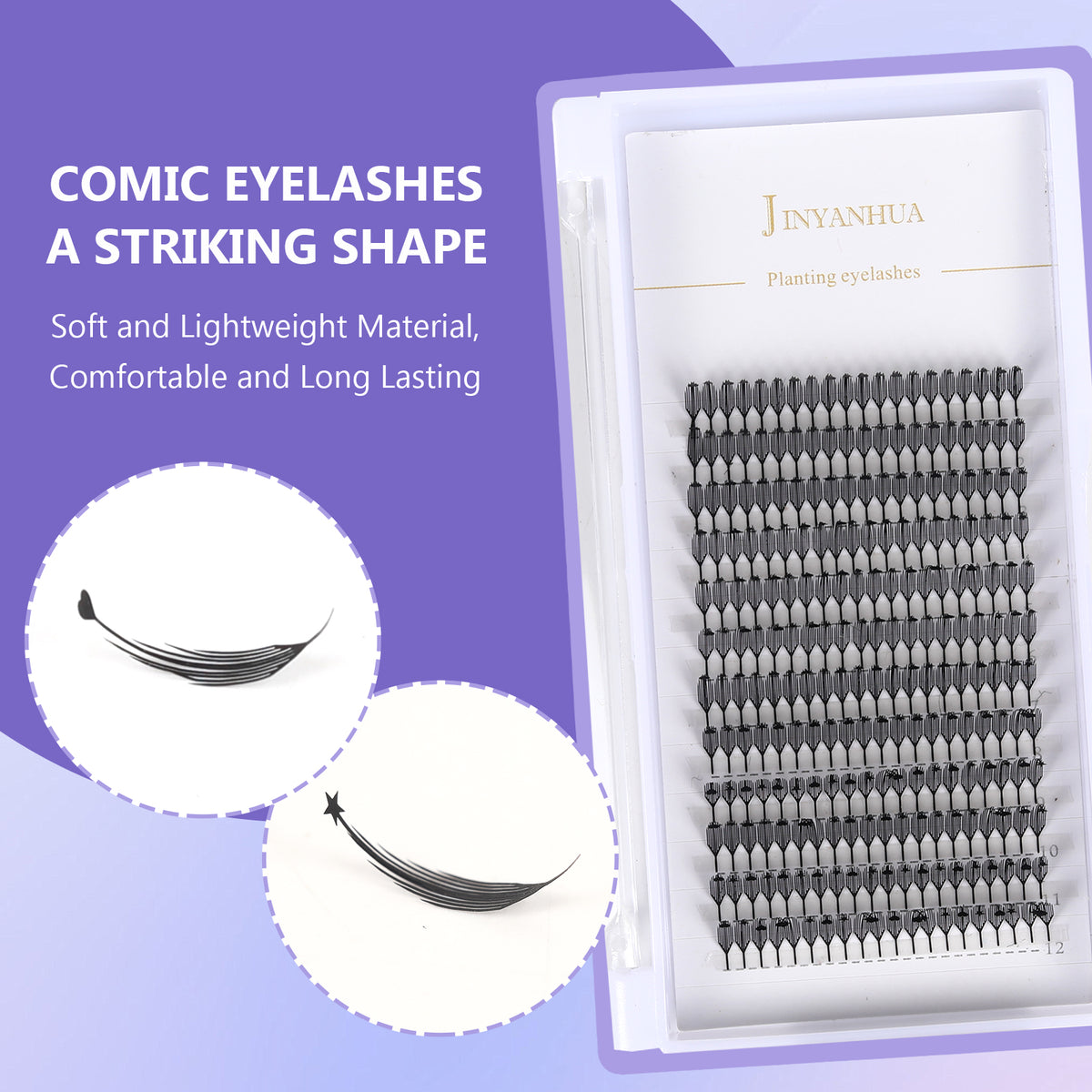 JINYANHUA Laser Print-Spire Heart Star